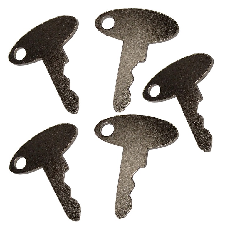 1570 Pack of 5 Keys For Terramite Backhoe Models T5C T6 T9