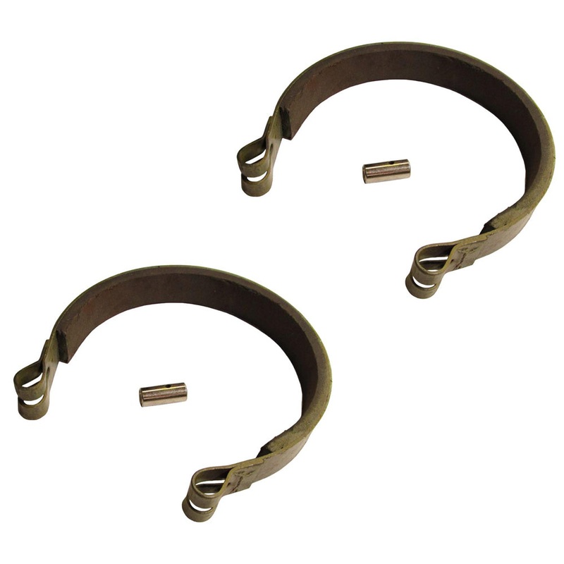 (2)- 4" Brake Band & Pin Universal Vintage Go Kart Drift Trike Mini Bike 4" Drum