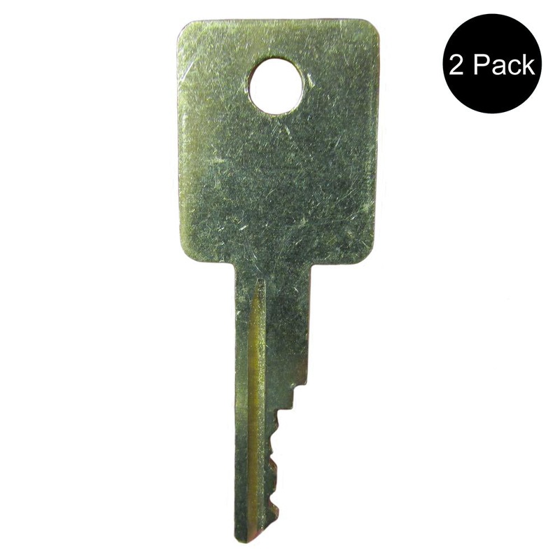 (2) D250 Key Fits Case IH Fits Bobcat Vermeer JLG Grove Terex Timberjack Ingerso