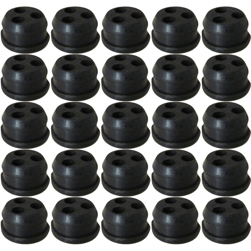 25 pk Gas Tank Fuel Line 3 Hole Grommet for Echo Trimmer 13211546730 V137000030
