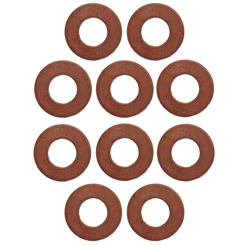376091X1 Ten Copper Injector Washers Fits Massey Ferguson MF65 MF133 3/8" 13/16"
