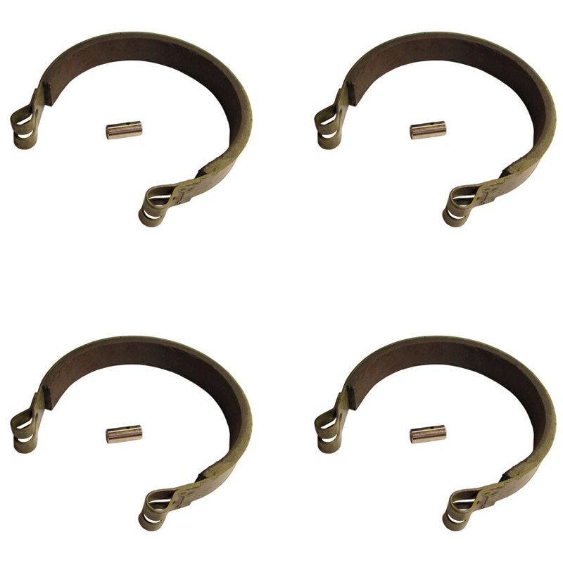 (4) Go Kart Vintage Mini Bike Drift Trike 4" Drum Brake Band for Universal Manco