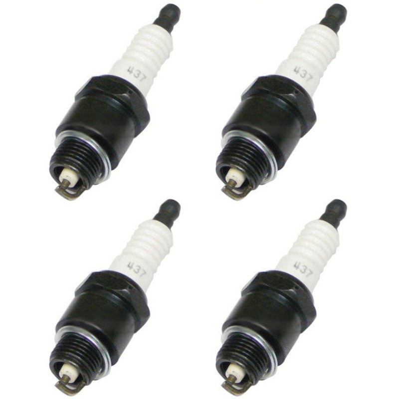 437 4 Spark Plugs Fits Ford Tractor Front Mount Distributor 2N 8N AL437