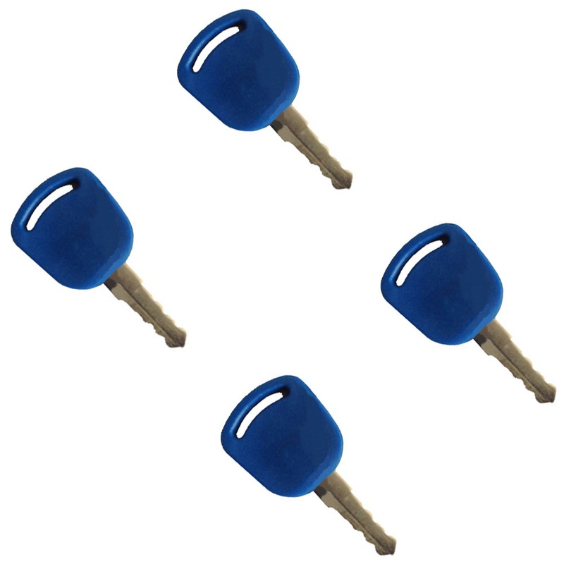 4X Ignition Key 82003267 82030143 F0NN11603AA Fits Ford New Holland Fits Case