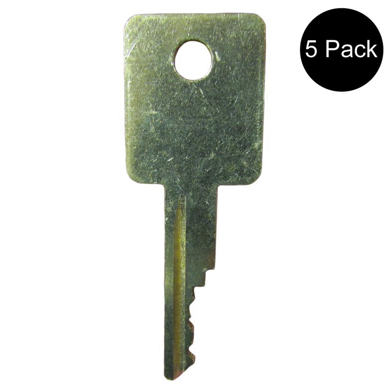 (5) Fits Case and Fits Bobcat Heavy Equipment Keys for Backhoe, Skid Steer Equip