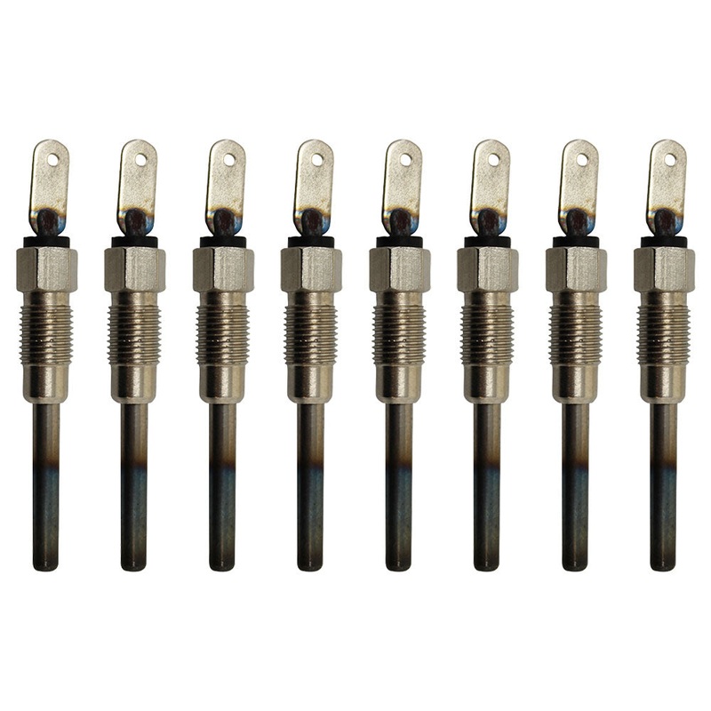 6.2L Diesel CUCV Glow Plugs (8) Faster Hotter K5 K30 M1008 M1009 Military 13G