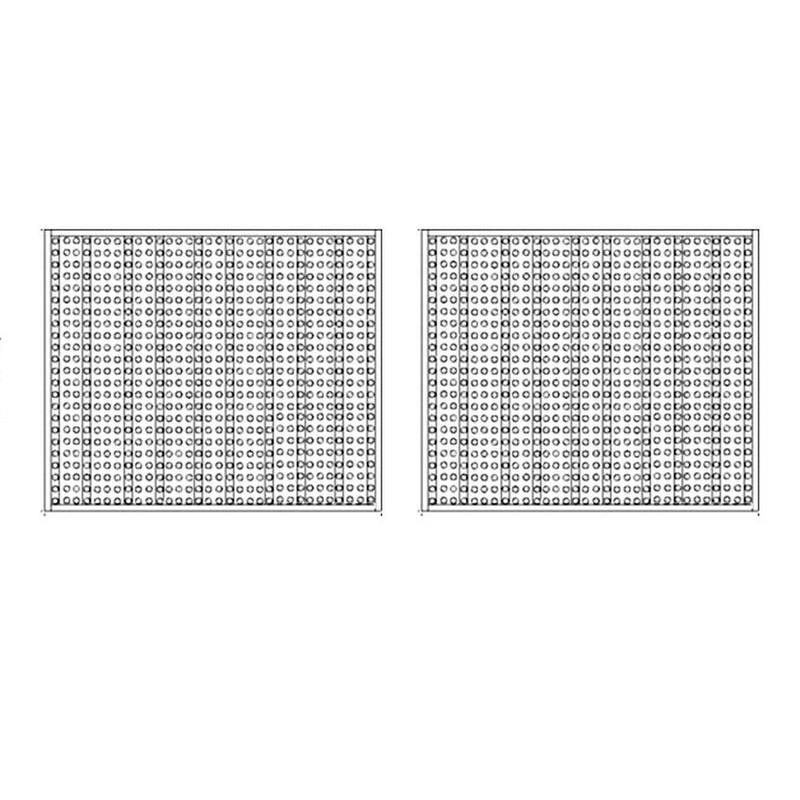 AL67554 Two (2) Side Screens Fits John Deere 2355 255 2755 2855N