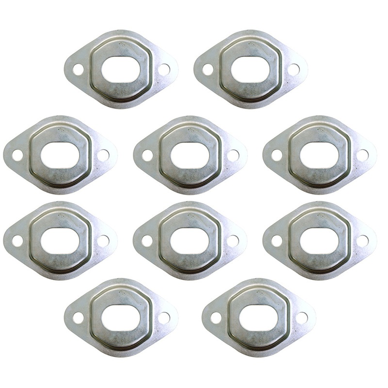 H87192 10-Pack Grain Head Finger Guide Hold Down Plates Fits JD 3300 4400 4420 +