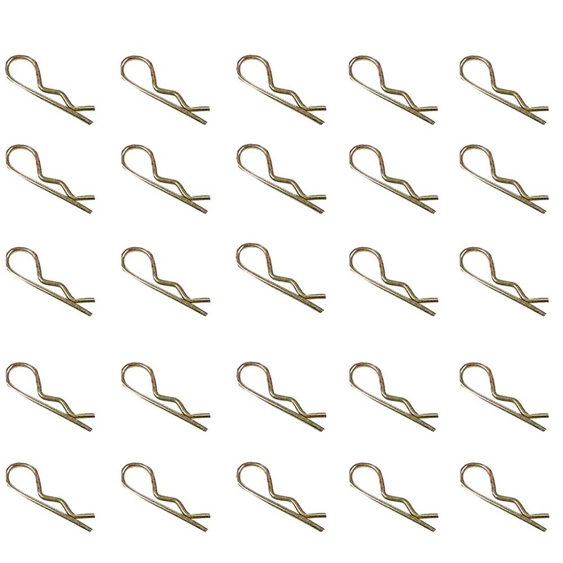HII20-0015 HP7 Set of 25 Hair Pin Clips Wire Diameter: 3/32" Length: 1-3/16"