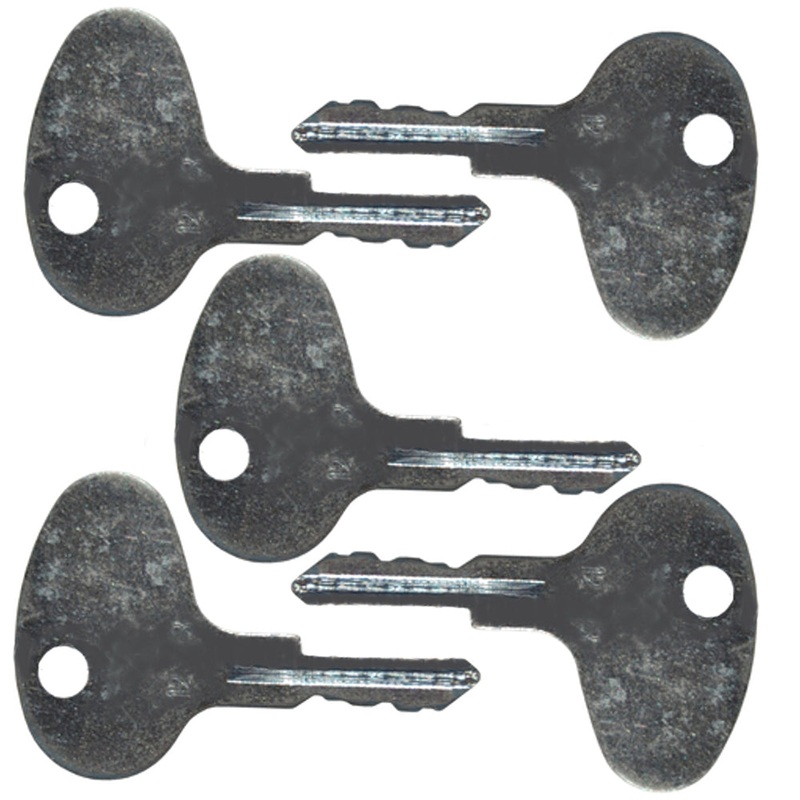New (Pack of 5) Ignition Keys Fits Mitsubishi Fits Kubota 123243