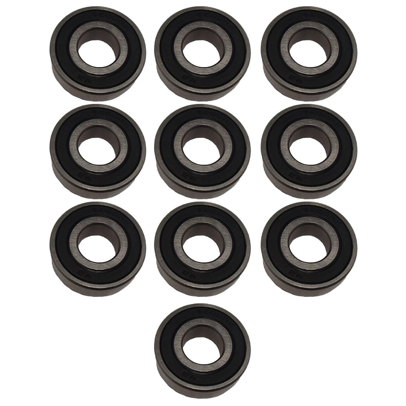 (Qty. 10) Ten - Premium Sealed Ball Bearing 17x40x12 6203-2RS C3 fits MTD Murray