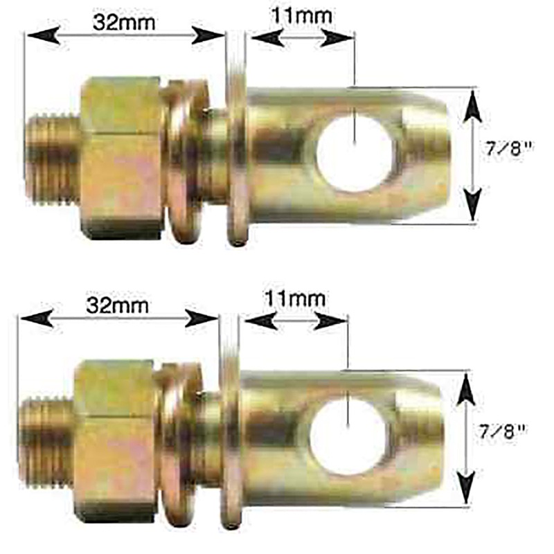 Qty 2: Stabilizer Pin Fits Ford/New Holland Replaces 230044