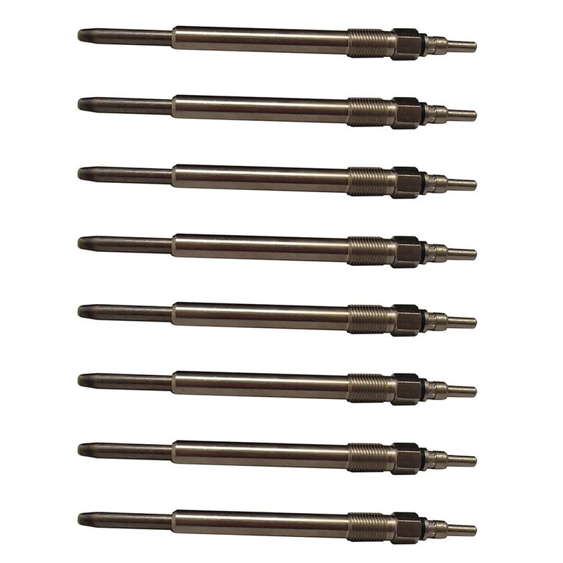 Set of 8 Glow Plugs Dual Coil Fits Ford 95 03 7.3L Powerstroke DRX00138