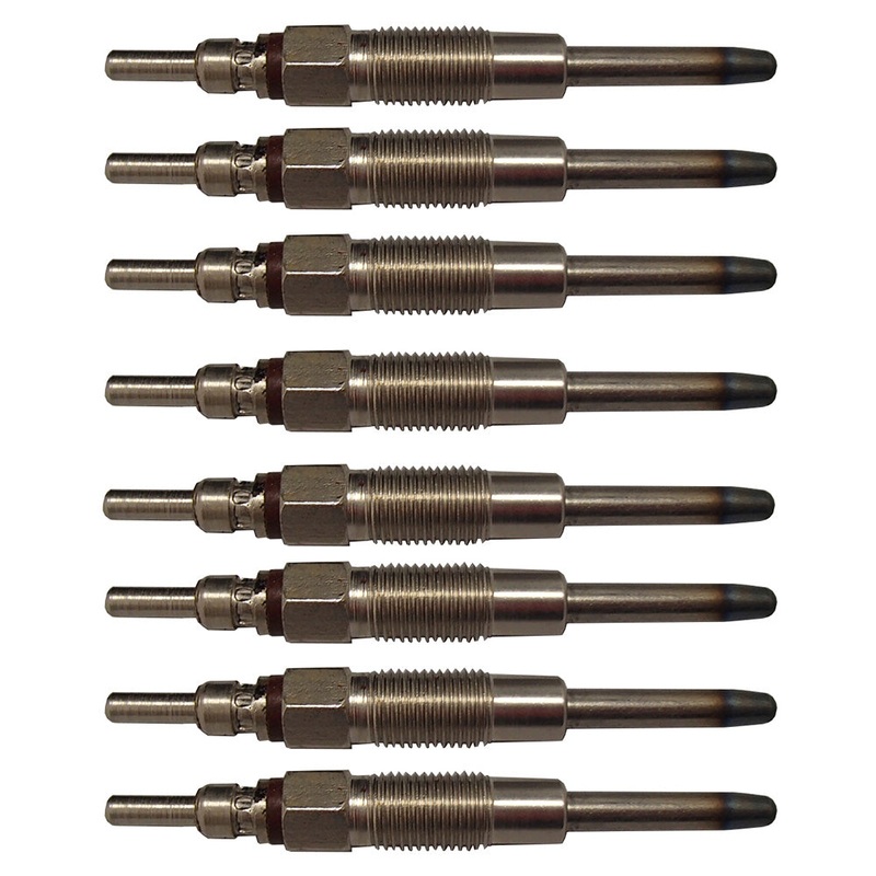 Set of 8 New Glow Plug DRX00084 For 1988-94 Fits Ford IDI 7.3L