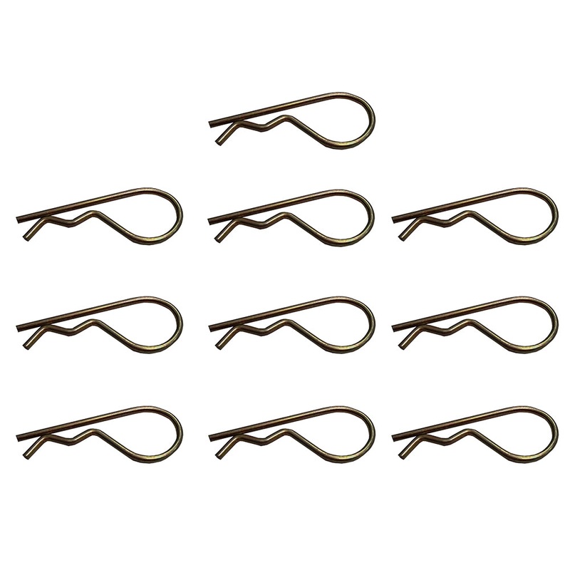 Ten (10) 2-15/16 Inch Long Hair Pins Cotter Pins