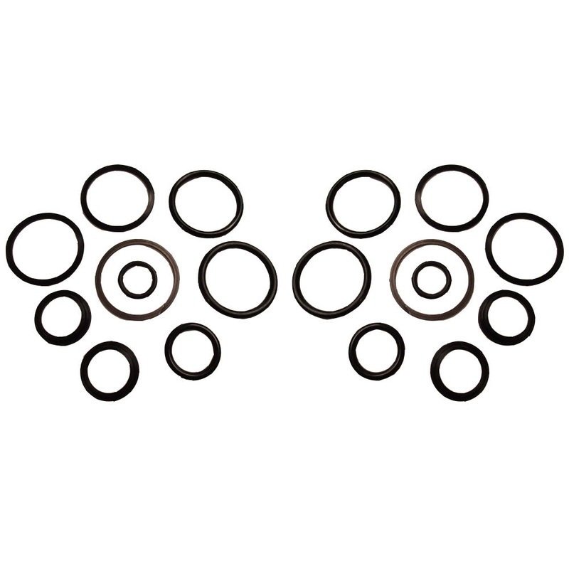 Two (2) Steering Cyl Seal Kits Fits Case Backhoe Loader 480 480B 480C 580B 580C