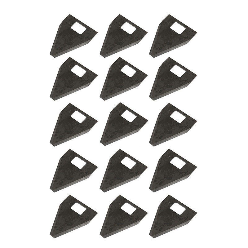 87106692 Pack of 15 Knife Sections Fits Case IH Straw Chopper 7010 7120 8010 812