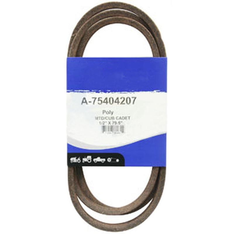 754-04207 Drive Belt 1/2 X 79.5" Fits Cub Cadet Riding Mower LTX1046M LGT1054