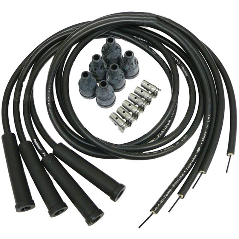 Copper Spark Plug wire set Fits IH Fits FARMALL A, Super A, B, BN, C, Super C Tr