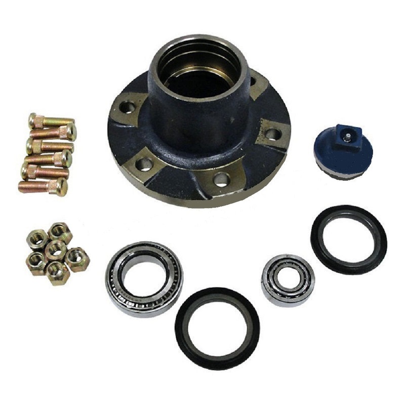 Front Hub Set E0NN1190AA Fits Ford New Holland 63680 67370 67371 84349 C9NN1104D