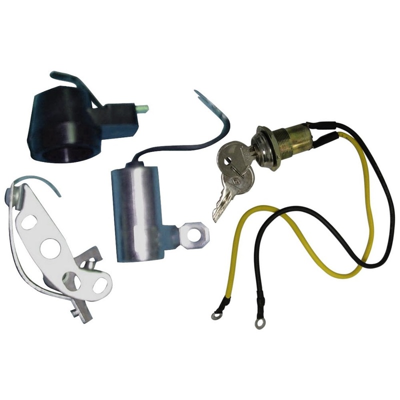 Ignition Tune-up/Repair Kit & Starter Key Switch Fits Ford 2N 8N 9N Front Mount