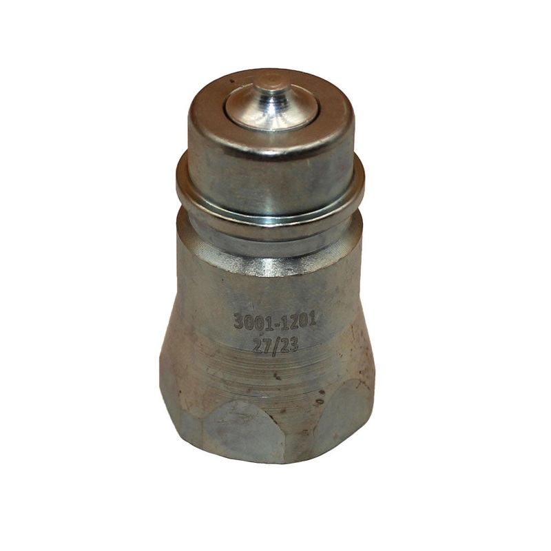 Pioneer 8010-4p male hydraulic coupler. 1/2"-14 NTPF "0"