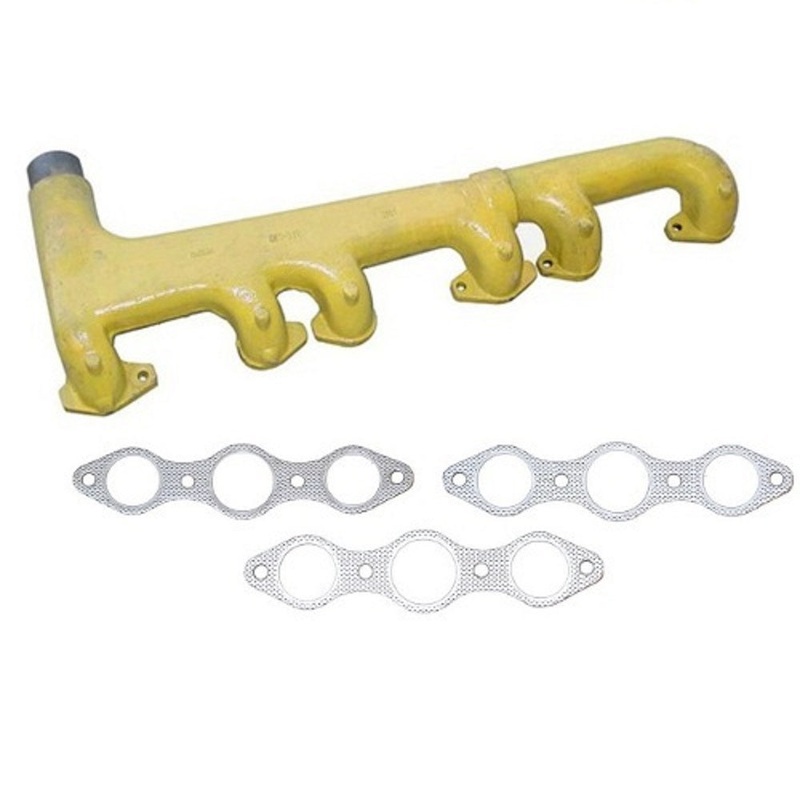 A24714 A24715 Diesel LP 2 Piece Exhaust Manifold w/ Gaskets Fits Case-IH 930 103