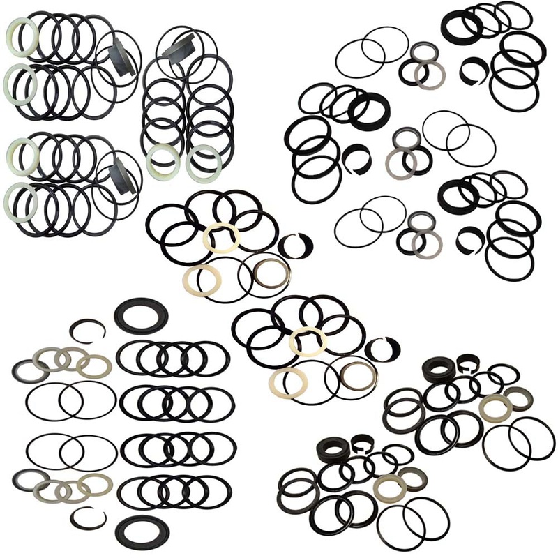 Hyd 2pc Whole Machine Seal Kit 2" Rod x 3 1/2" Bore Fits Case Backhoe Loader 580