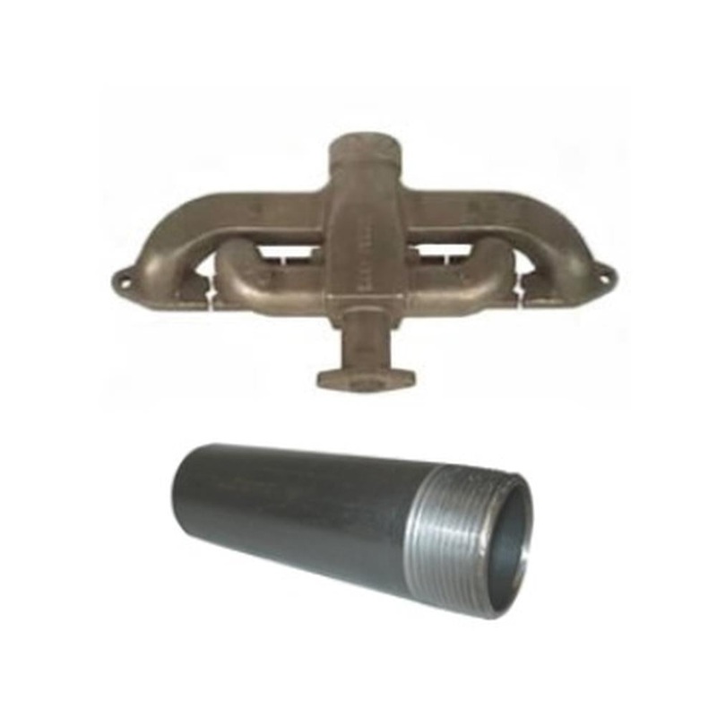 Manifold w/ Short Exhaust Pipe Fits Case-IH Tractor Models A B C 100