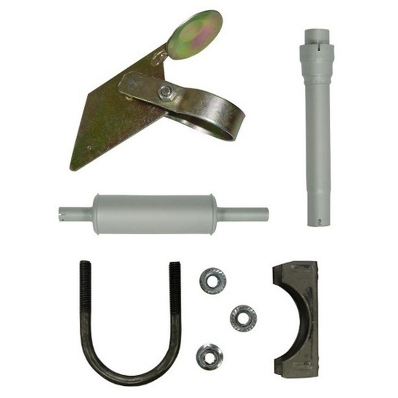 Muffler Kit Rain Cap Exhaust Clamp & Extension Pipe Fits Ford Tractor 2000 4000
