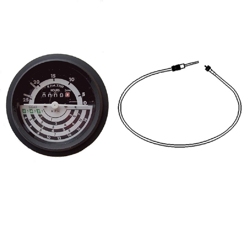 Tachometer and Cable Fits John Deere 2840 3030 3130