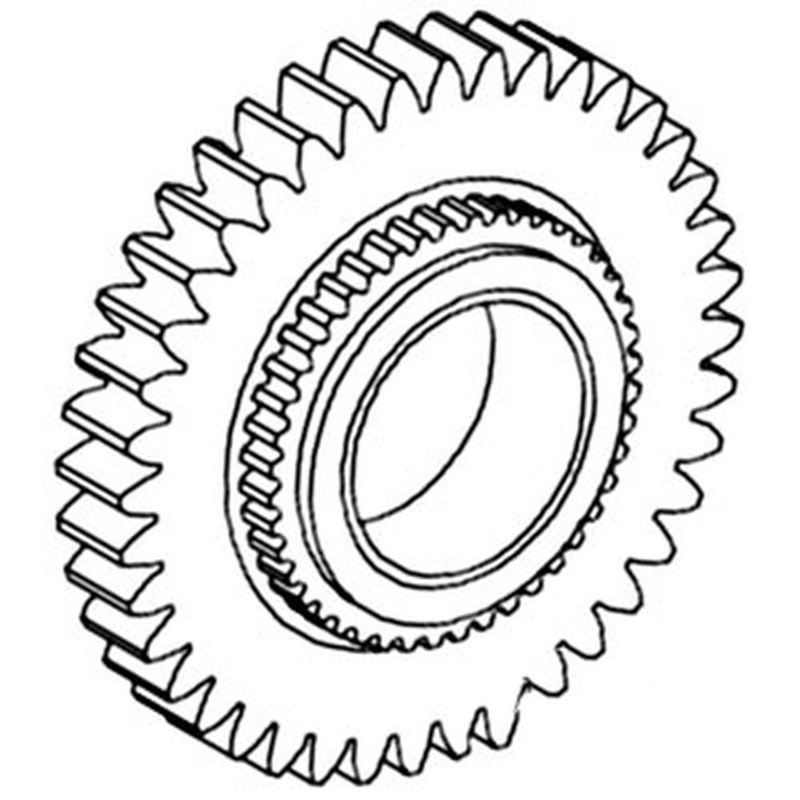 A-1686028M91 Fits Massey Ferguson Parts GEAR 2ND TRANSMISSION 290 UK , 360 , 375