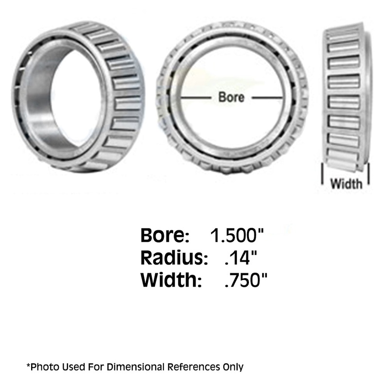 Bearing - Cone Tapered Roller Fits Case fits Minneapolis Moline fits Gehl