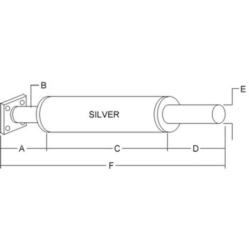 Muffler Fits John Deere 60 70 A 720 620 R21826R