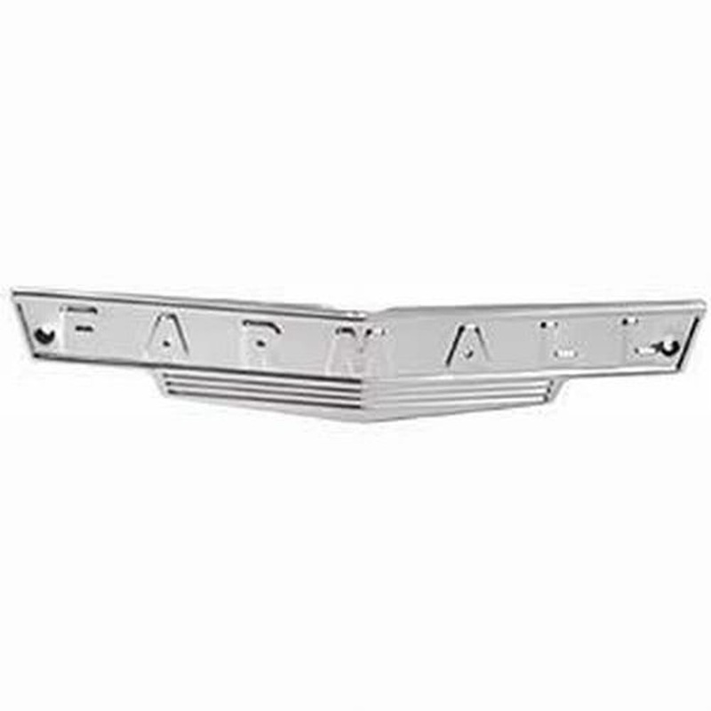 Bright Aluminum Fits FARMALL Emblem Fits FARMALL A, B, BN, C, Super C Tractors.