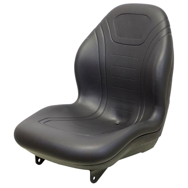Black Seat with Hinge Bracket Fits Ford New Holland 45 TC23DA TC25 2030 T10