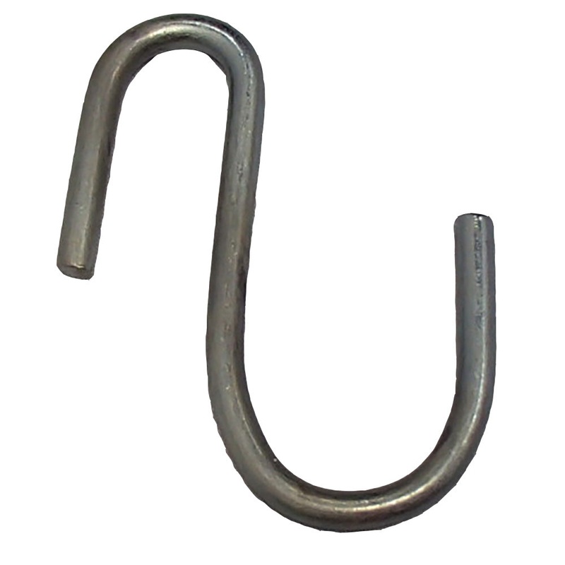 (1) S-Hook 2.50" High x 2.25" x 3/16" Thick Heavy Duty 410 Lbs