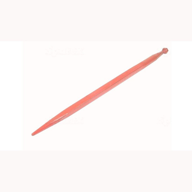 32" Square Hay Bale Spear 3000lbs Capacity 1 3/4" Wide w Nut Conus 1