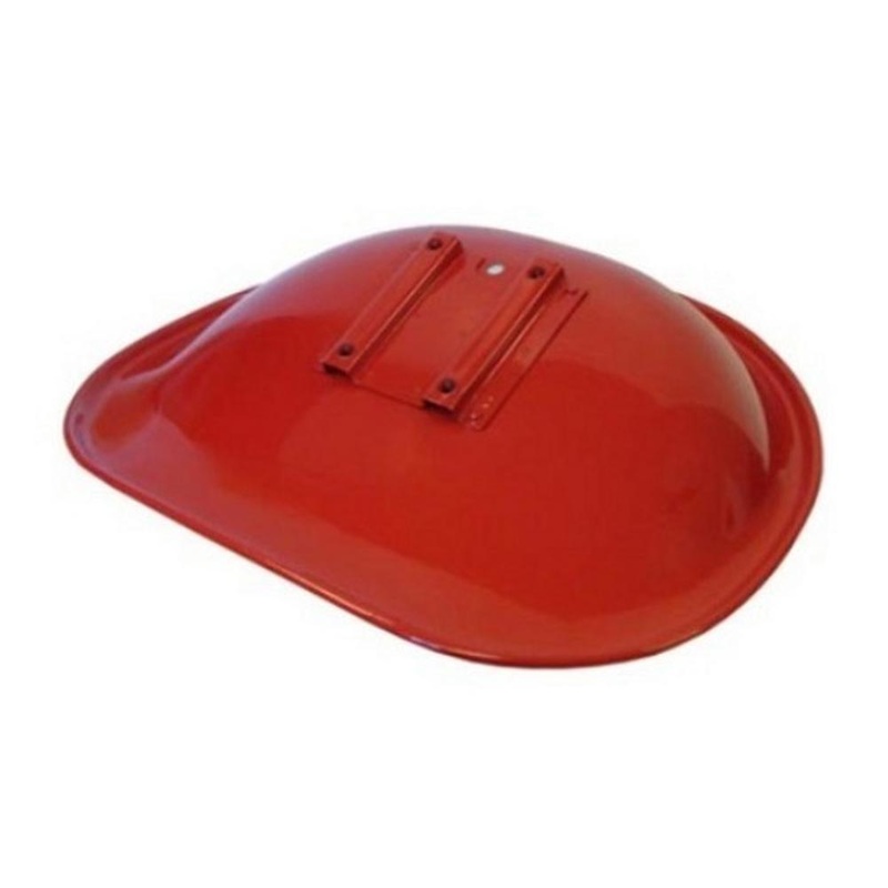 AMIHHMS Seat Red and White Vinyl Fits IH Fits FARMALL H M Tractors