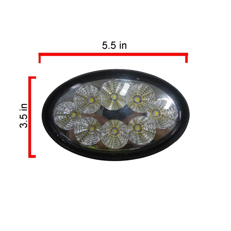 LED650 Oval Multi Angle 2600 Lumens 40w Adjustable Mounting Bracket