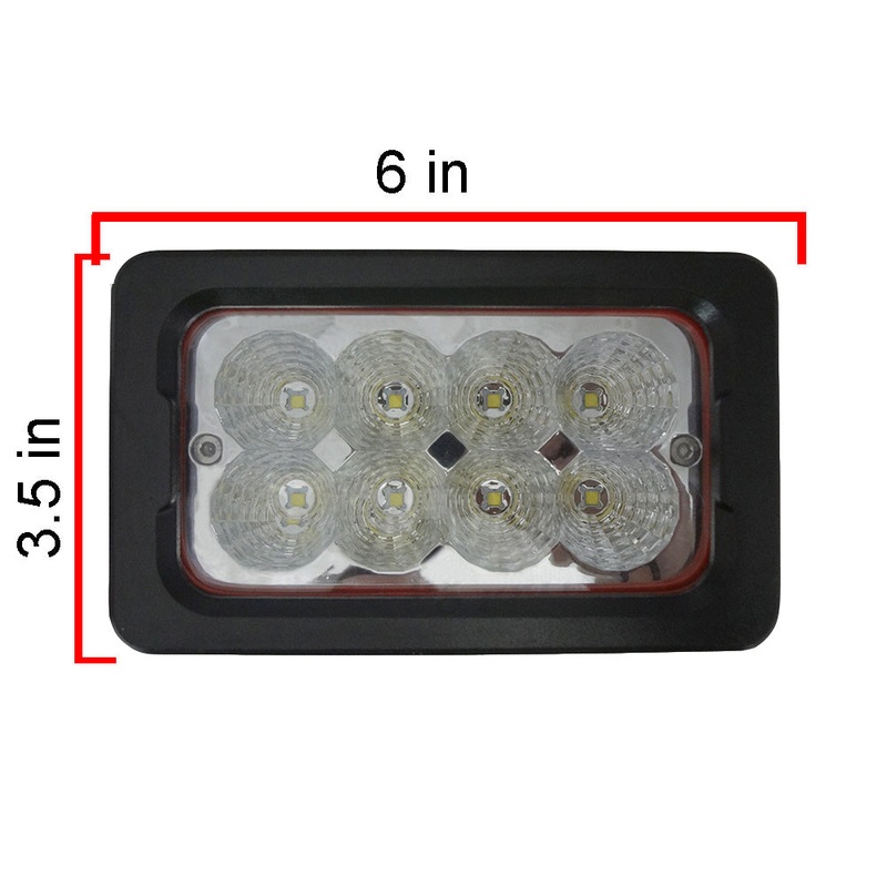 LED660 2600 Lumens 40w Multi Angle Adj Rectangle LED Light Mounting Bracket