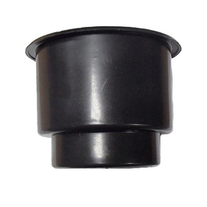 Single Black Plastic Cup Holder Large Size Jumbo Truck RV Boat Car Inserts