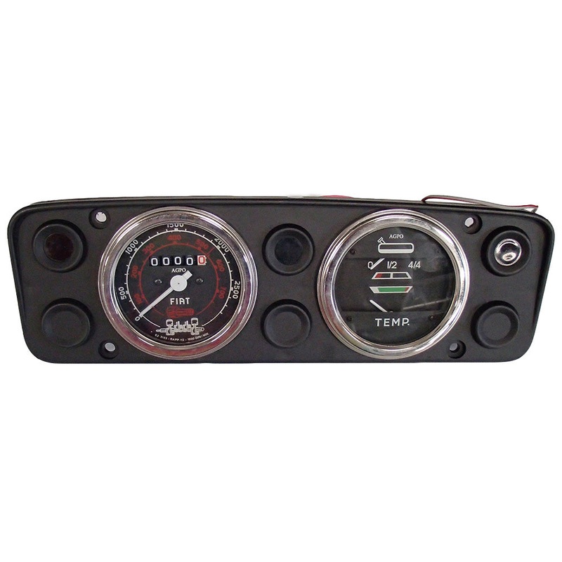 4249630 Gauge Cluster with Two Gauges for Long Fiat Tractors 480 640 450