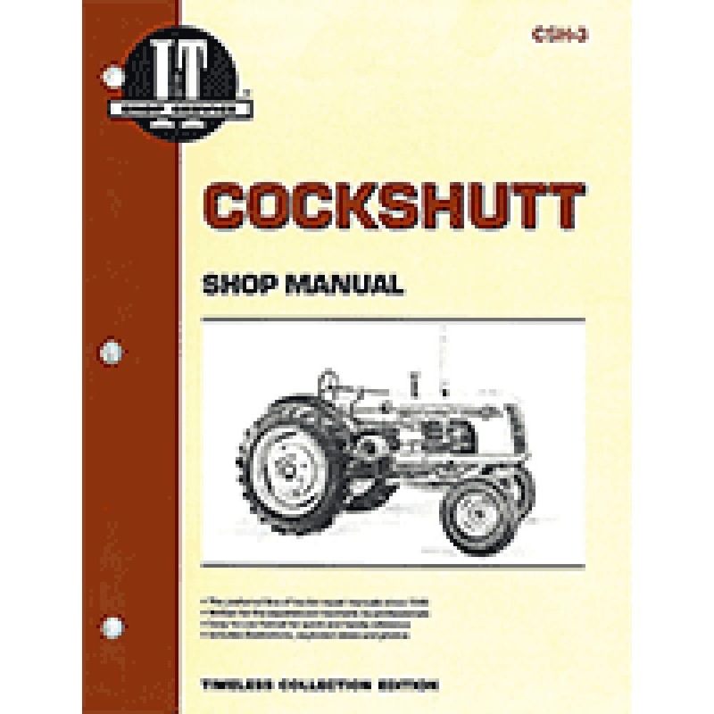 I&T Shop Service Manual CSH-3 For Cockshutt 35 (40 Diesel) Golden Eagle