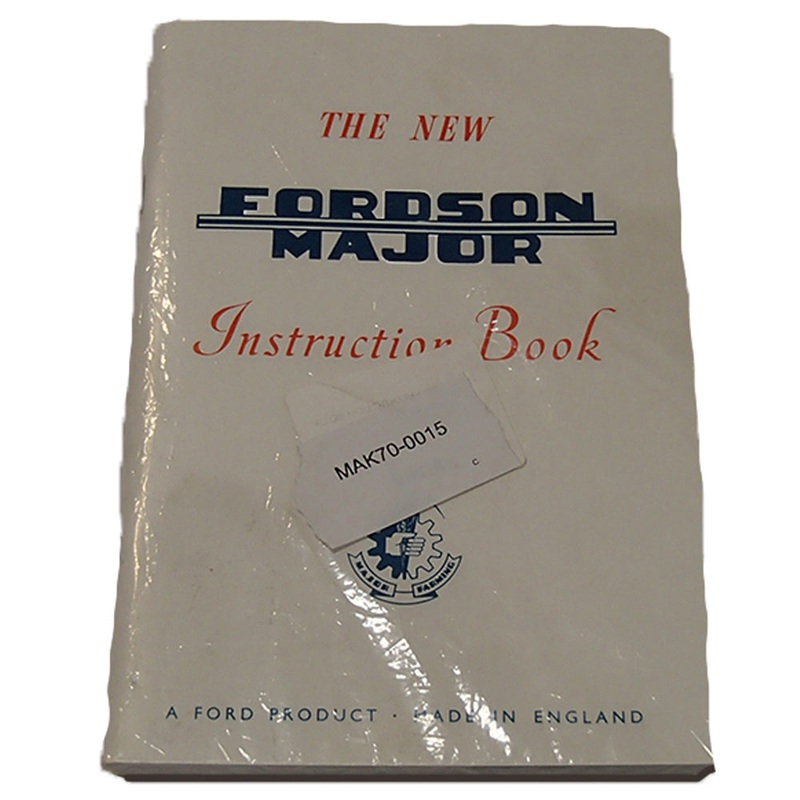 Instruction Book Owners Manual Fits Ford Fits Fordson Major 1953 1954 1955 1956