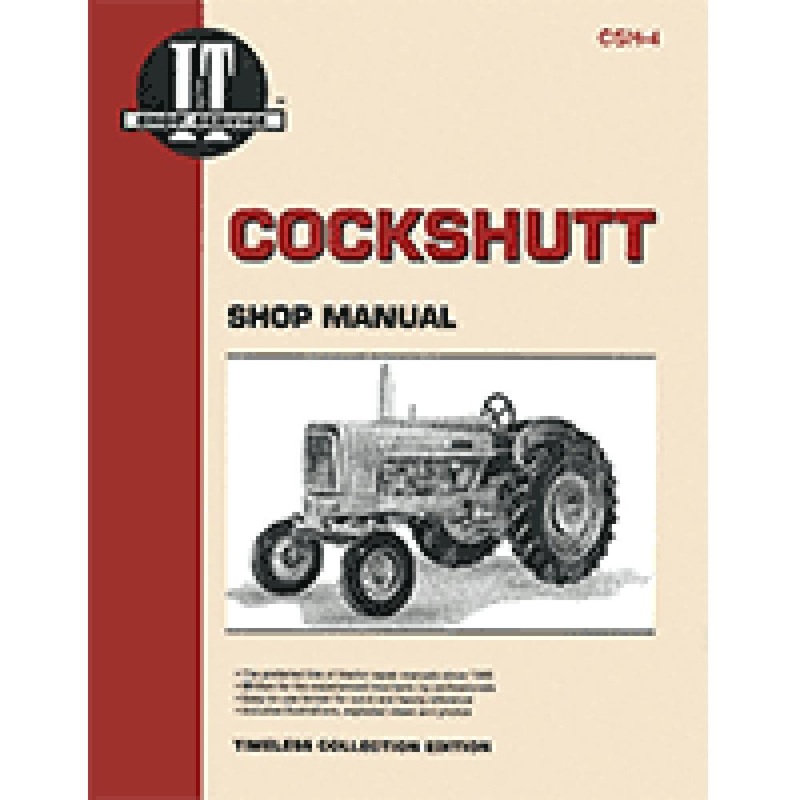 Shop Manual I&T CSH-4 For Cockshutt Covers 540 550 560 570 Tractor