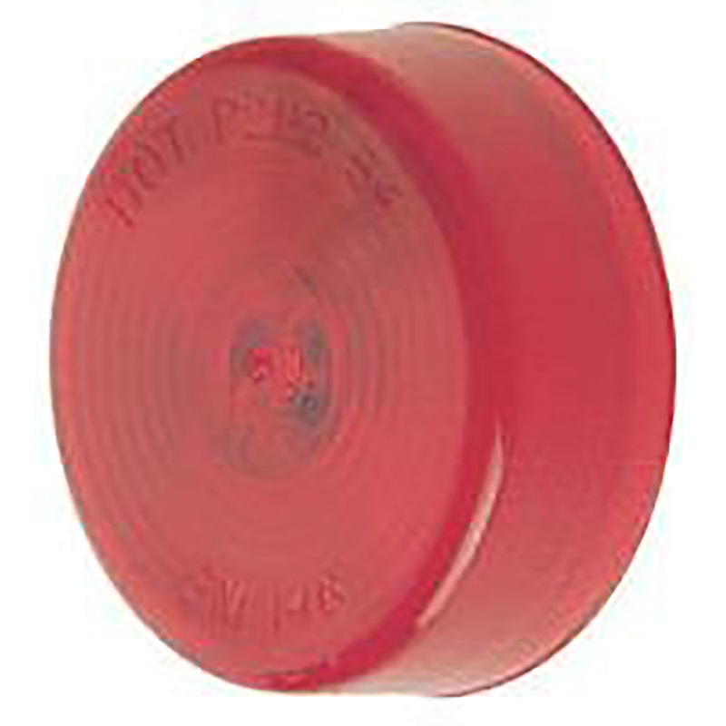 V196KR 2.5" Round Red Side Marker LED Light Kit For Universal Equipment