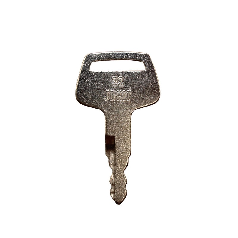 (1) Key Fits John Deere & Hitachi Excavators Fits Case Dozer Fiat Fits New Holla