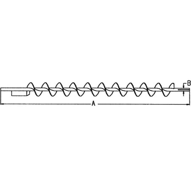 AH125894 Upper Tailings Auger Fits John Deere Combine Models 9600 9610 9640 9650