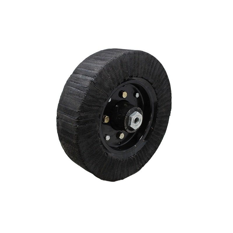 Cutter Tail Wheel AND Hub Assembly Bush Hog 15" Wheel 4 Bolt Hub 3/4" Shaft